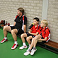 Trainer van de CHEMPSbadmintonselectie